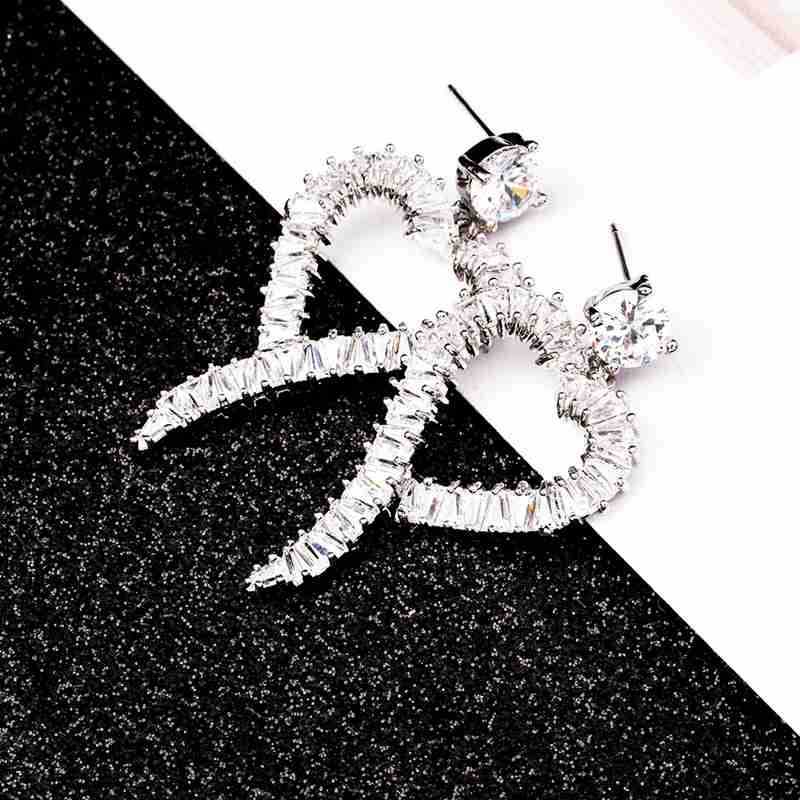 Heart Zircon Earrings E5145