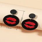 Lip Acrylic Earrings E5161