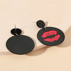 Lip Acrylic Earrings E5161