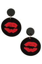 Lip Acrylic Earrings E5161
