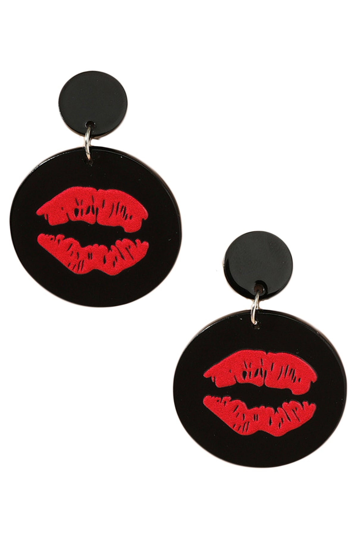 Lip Acrylic Earrings E5161