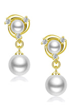 Pearl Rhinestone Earrings E5258