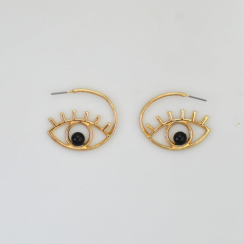 Evil Eye Alloy Earrings E5310