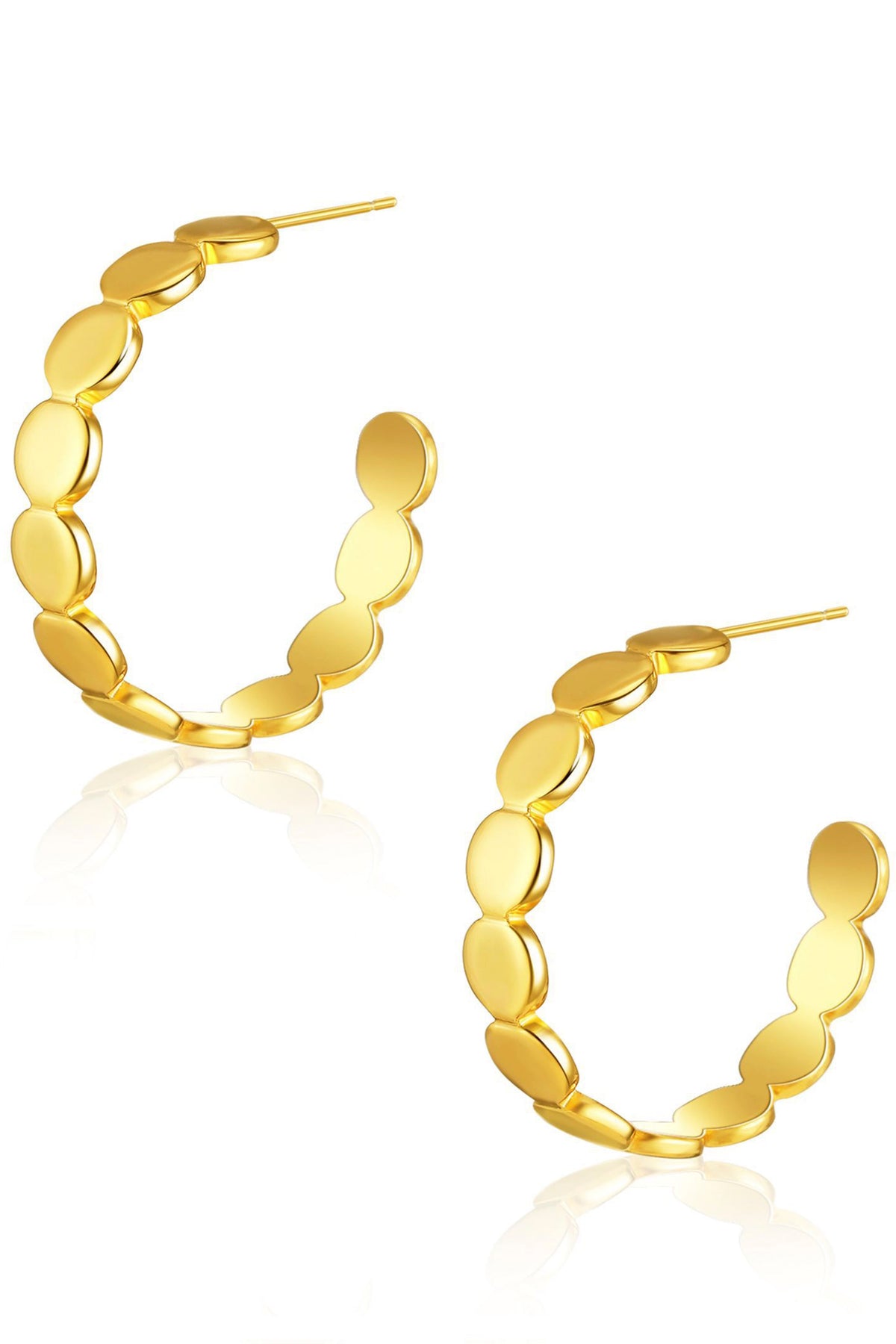 Alloy Hoop Earrings E5316