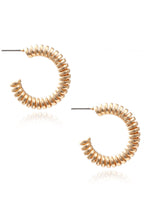Spiral Alloy Hoop Earrings E5331
