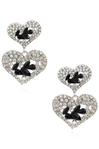 Heart Rhinestone Earrings E5613