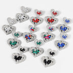 Heart Rhinestone Earrings E5613
