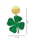 Clover Acrylic Earrings E5755