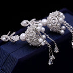 Bell Tassel Cubic Zirconia Earrings E6444