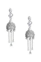 Bell Tassel Cubic Zirconia Earrings E6444