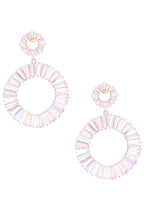 Circle Cubic Zirconia Earrings E6445