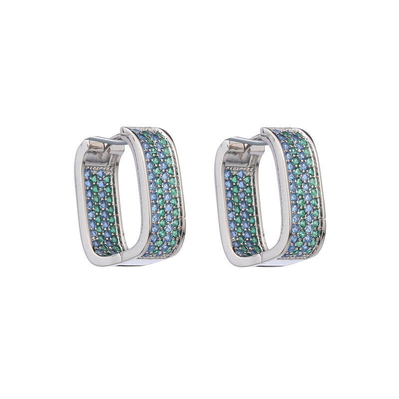 Hoop Cubic Zirconia Earrings E6452