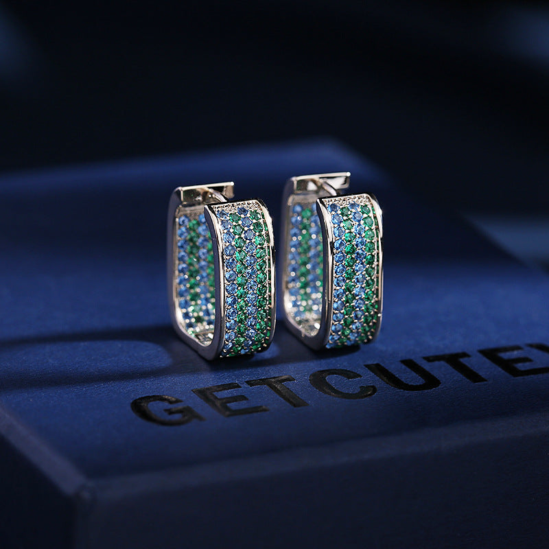 Hoop Cubic Zirconia Earrings E6452