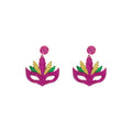 Halloween Mask Acrylic Earrings E6488