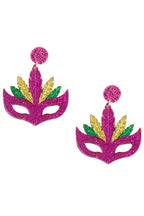 Halloween Mask Acrylic Earrings E6488