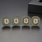 Cubic Zirconia Stud Earrings E6559
