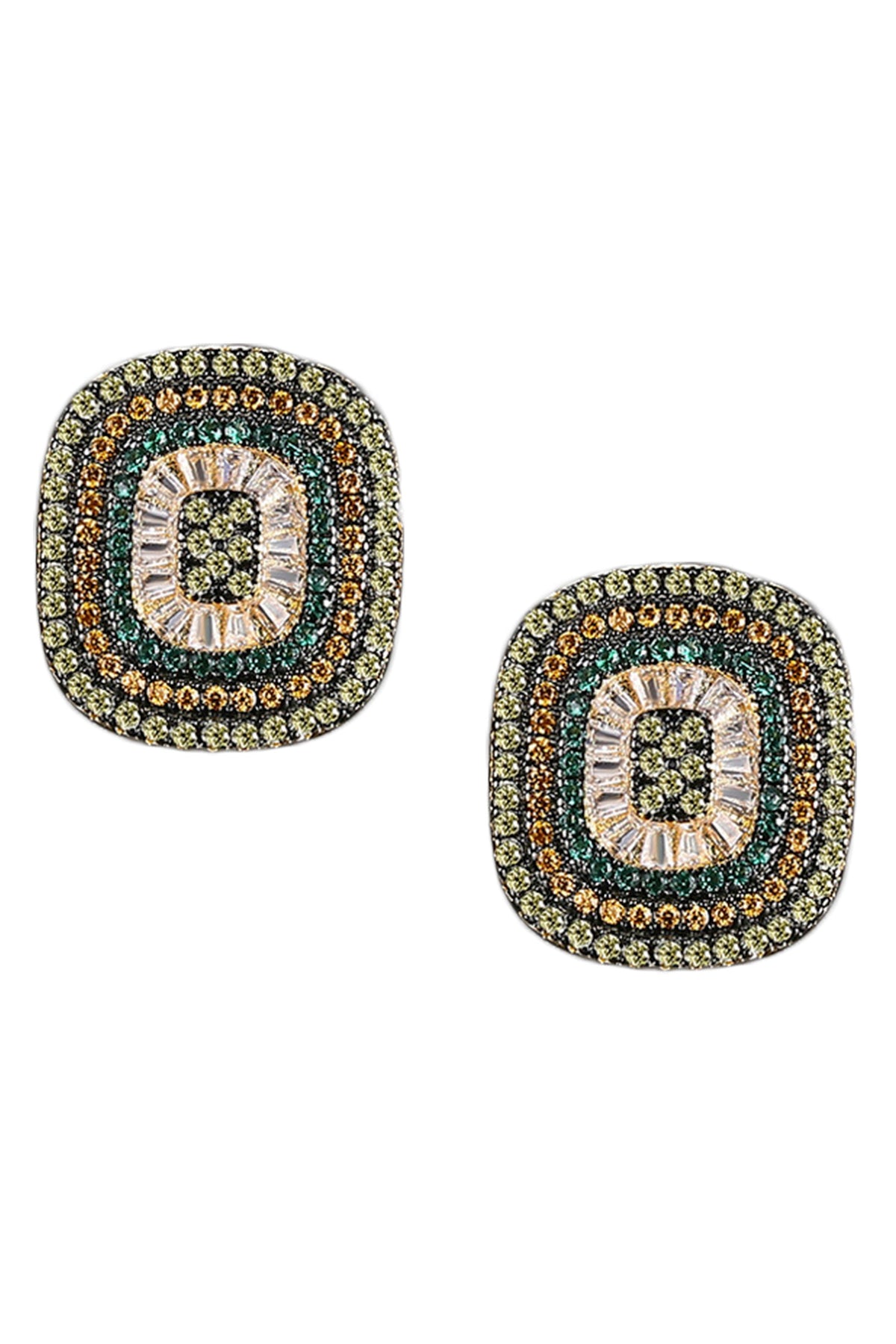 Cubic Zirconia Stud Earrings E6559