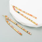 Tassel Cubic Zirconia Earrings E6739