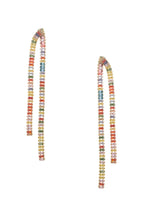 Tassel Cubic Zirconia Earrings E6739