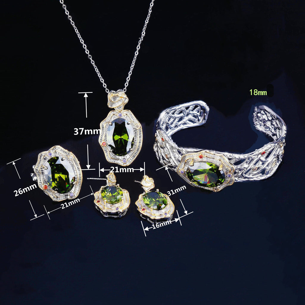 Luxurious Rhinestone Earrings E6873