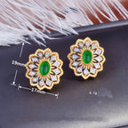 Cubic Zirconia Stud Earrings E6874
