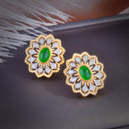 Cubic Zirconia Stud Earrings E6874
