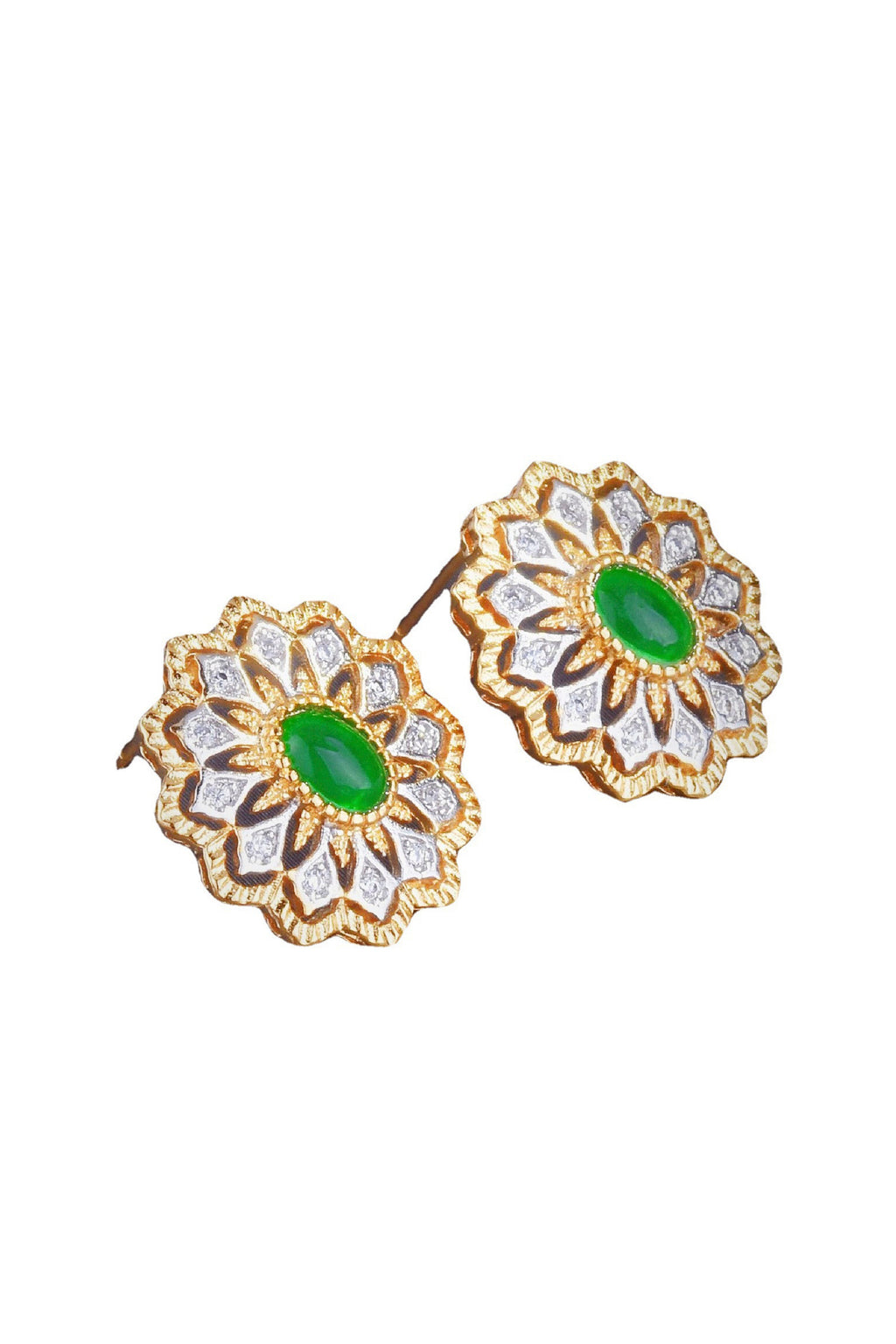 Cubic Zirconia Stud Earrings E6874