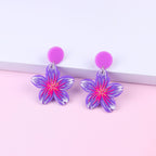 Flower Acrylic Earrings E6884
