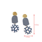 Geometry Polymer Clay Earrings E6975