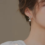 Pearl Cubic Zirconia Earrings E6990