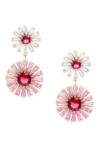 Floral Cubic Zirconia Earrings E7203