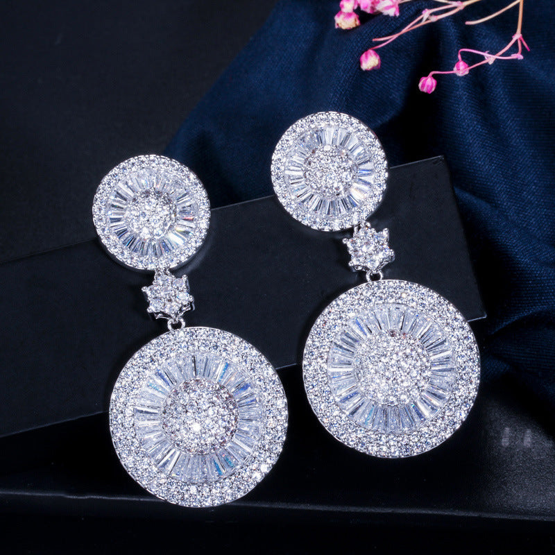 Luxurious Cubic Zirconia Earrings E7224