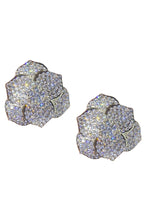 Floral Cubic Zirconia Stud Earrings E7237