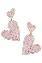 Heart Cubic Zirconia Earrings E7330