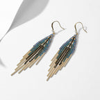 Tassel Cubic Zirconia Earrings E7338