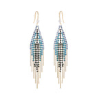 Tassel Cubic Zirconia Earrings E7338