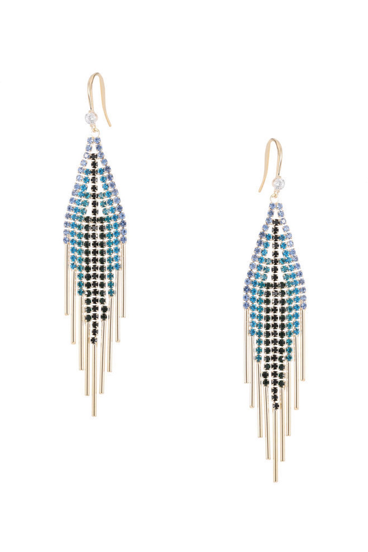 Tassel Cubic Zirconia Earrings E7338