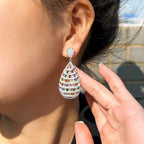 Teardrop Cubic Zirconia Earrings E7348
