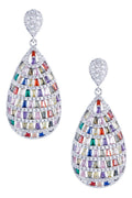 Teardrop Cubic Zirconia Earrings E7348