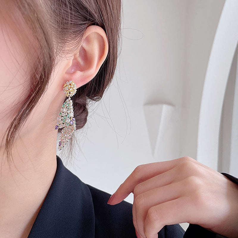 Geometry Cubic Zirconia Earrings E7361