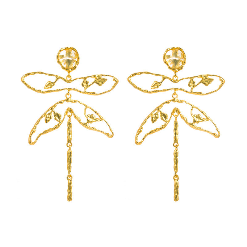 Dragonfly Alloy Earrings E7388