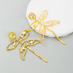 Dragonfly Alloy Earrings E7388