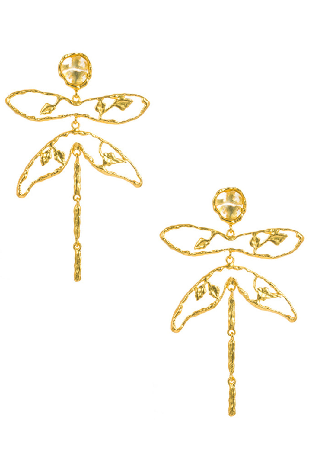 Dragonfly Alloy Earrings E7388