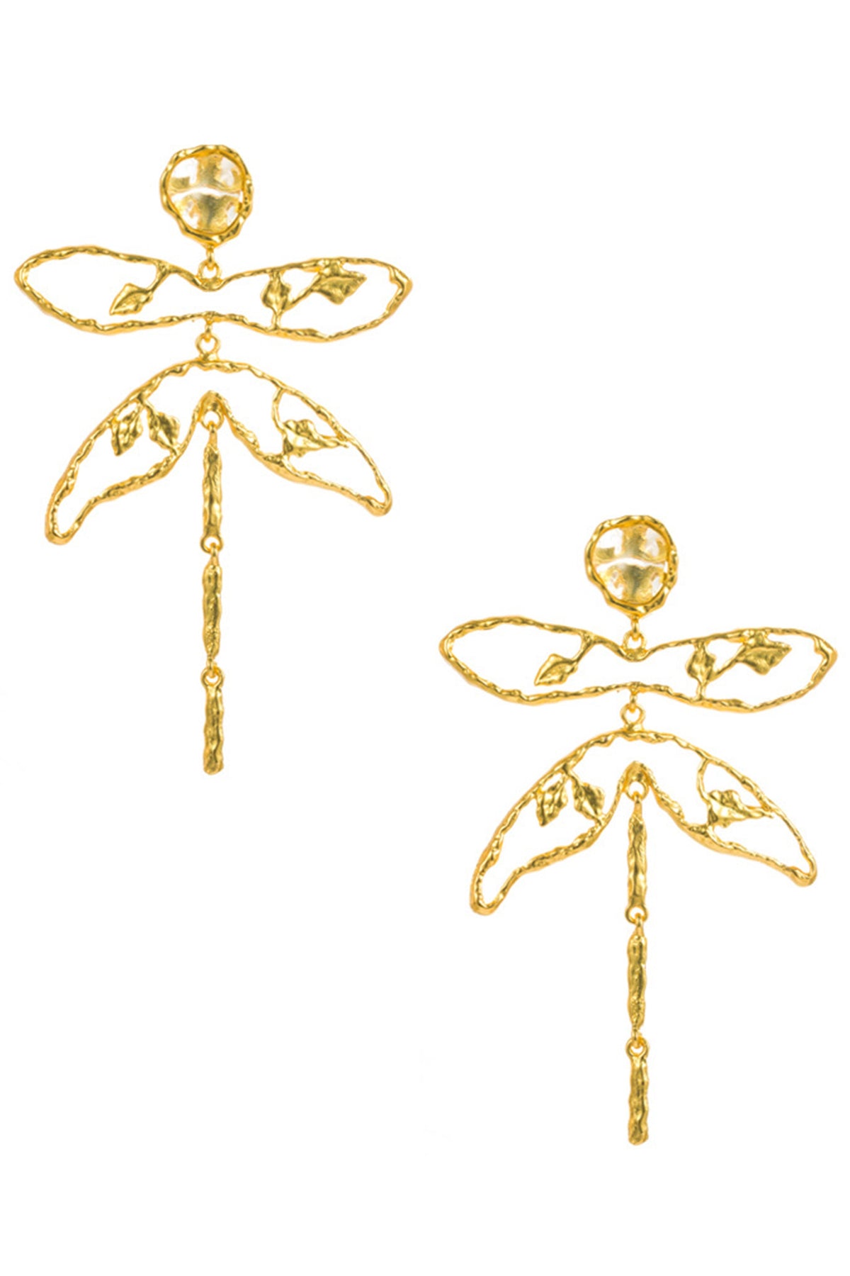 Dragonfly Alloy Earrings E7388