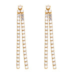 Tassel Cubic Zirconia Earrings E7453