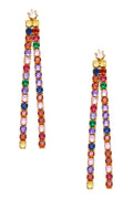 Tassel Cubic Zirconia Earrings E7453
