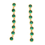 Tassel Cubic Zirconia Earrings E7454