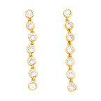 Tassel Cubic Zirconia Earrings E7454