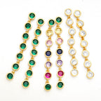 Tassel Cubic Zirconia Earrings E7454