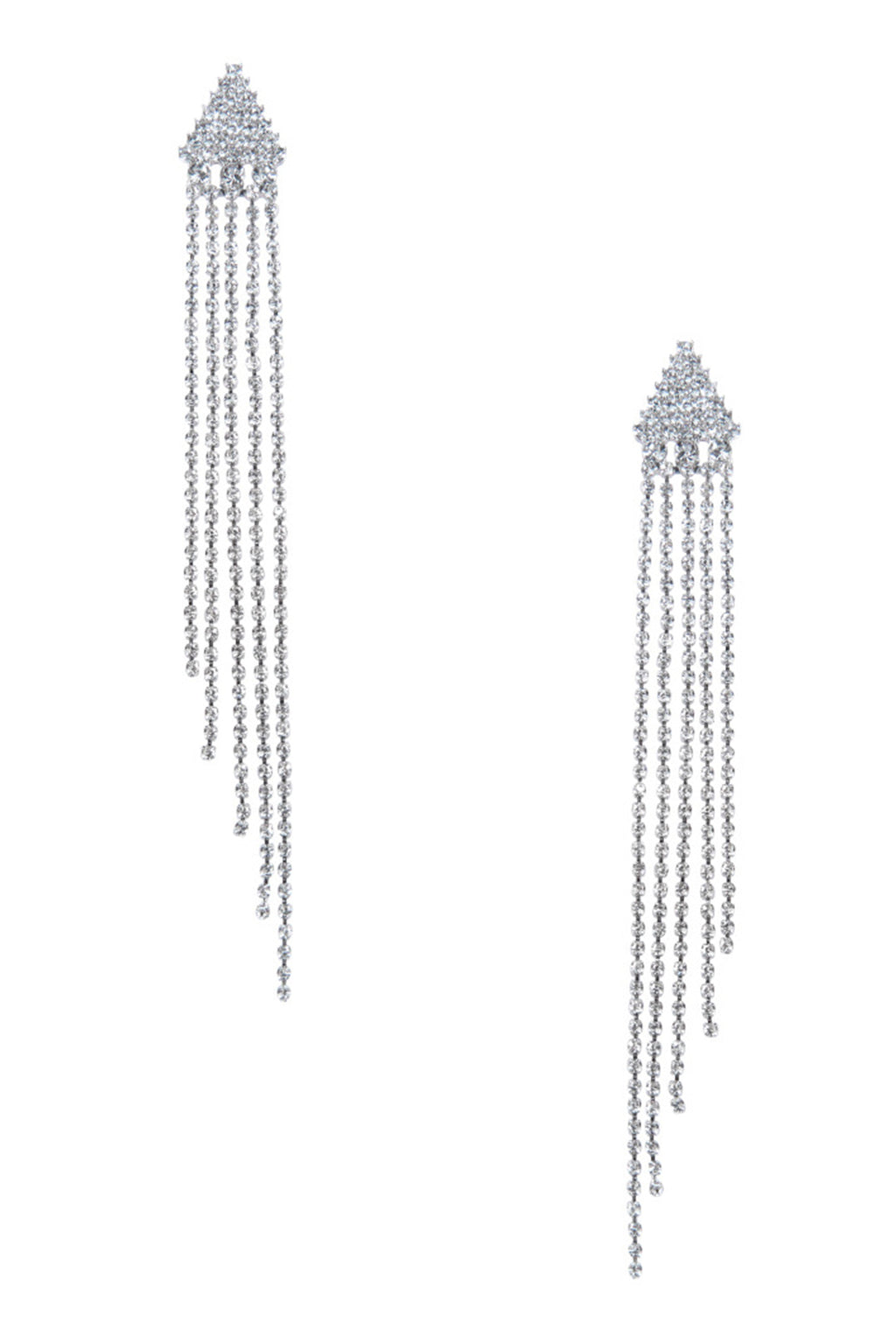 Tassel Rhinestone Earrings E7486